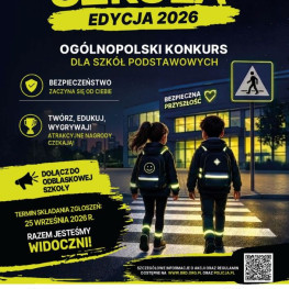 Odblaskowa Szkoła 2026: zgłoszenia tylko do 25 września